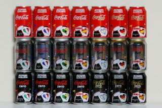 2014 Coca Cola 21 Cans Set From Spain,  2014 Fifa World Cup