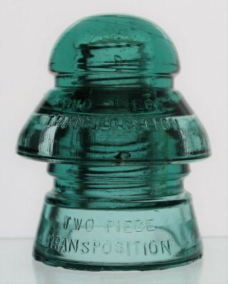Aqua Cd 190/191 Two Piece Transposition Glass Insulator