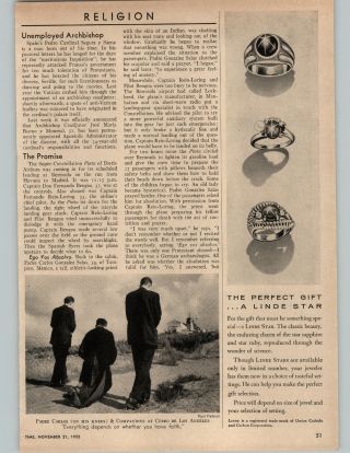 1955 Paper Ad Linde Star Rings Star Sapphire And Star Ruby Union Carbide
