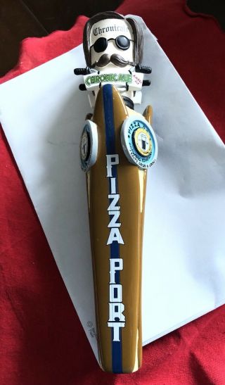 Beer Tap Handle Pizza Port Brewing Company Chronic Ale Beer Tap Handle Large