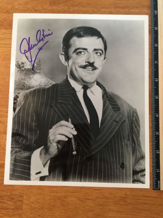 John Astin Hand Signed Autograph - A Collectors Must Have