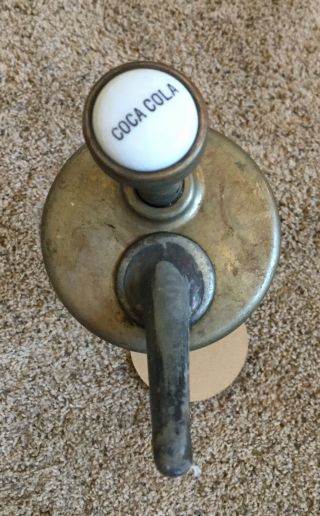Vintage Soda Fountain Syrup Dispenser Pump " Round Top "