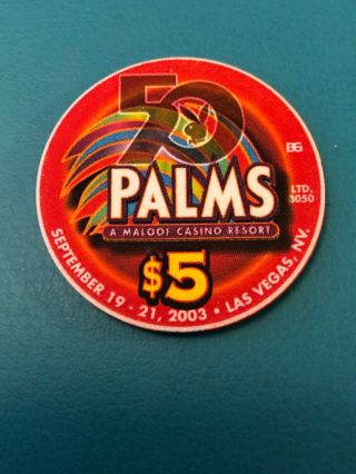 Palms LV Playboy Uncirculated $5 Casino Chip Limited Edition 2