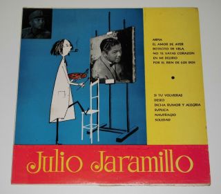 Julio Jaramillo - Lp - Made In Venezuela - Ultra Rare Edition: Label H.  G.  - 7