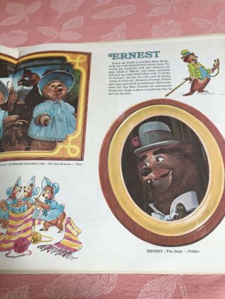 1972 Walt Disney World Country Bear Jamboree Disneyland Records LP w/book,  vinyl 4
