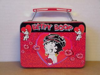 Betty Boop Mini Lunch Box Biker Design