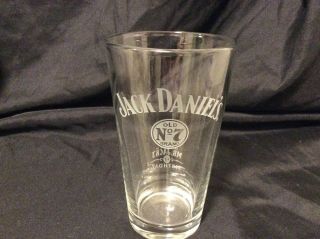 Jack Daniels Pint Glass Mr.  Jack 