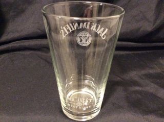 Jack Daniels Pint Glass Mr.  Jack ' s Birthday Whiskey Daniel ' s old number 7 M 4