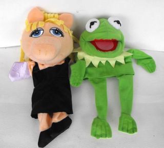 Disney Muppets Miss Piggy Kermit Swedish Chef 3x Hand Puppets Dolls Netherlands