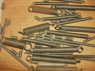 NOS Jennings Mills Slotmachine Springs 7 thin Washers Various sizes,  Pull Down, 3