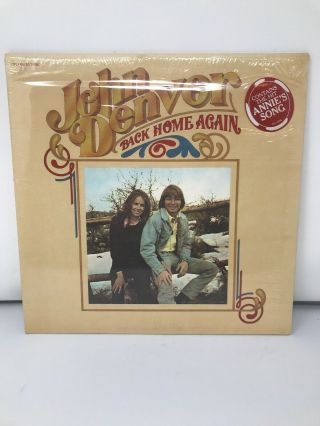 John Denver Back Home Again Vinyl Lp.  1974 Rca Records Factory.  Rare