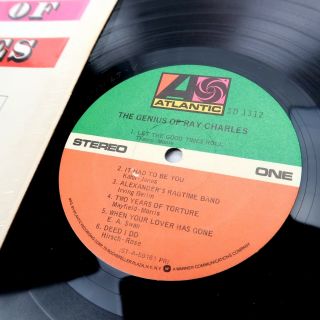 The Genius Of Ray Charles Vinyl Record Album