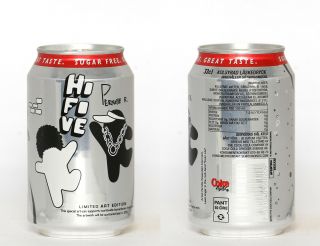2005 Coca Cola Light Can From Sweden,  Limited Art Edition / Hi Five