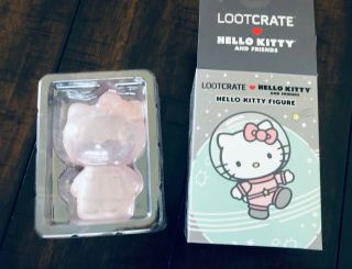 Rare Loot Crate Pink Galactic Hello Kitty 3 " Figure (w/ Defects) Sanrio Vinyl