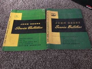 Vintage John Deere Service Bulletins 1953