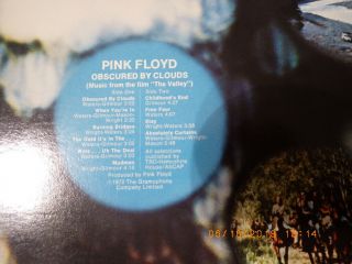 Roger Waters Signed 1972 Pink Floyd Vinyl Album PSADNA 4