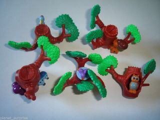 Kinder Surprise Set - 3d Puzzle Trees & Animals 1998 - Toys Collectibles
