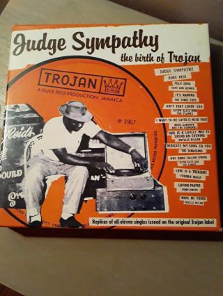 Trojan Judge Sympathy Vinyl Box 45 7 " Reissue Of The First 11 Singles Rocksteady