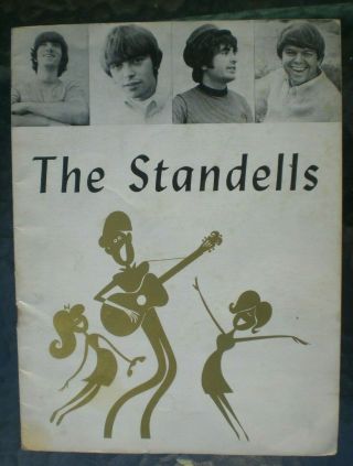The Standells : Rare August 1966 Concert Tour Program Mod Garage Dirty Water