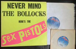 Sex Pistols - Never Mind The Bollocks 1977 Uk V2086 A3/b1 Plus Single Vdj 24