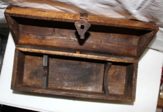 Vintage Handmade Medieval Wooden Wine Box
