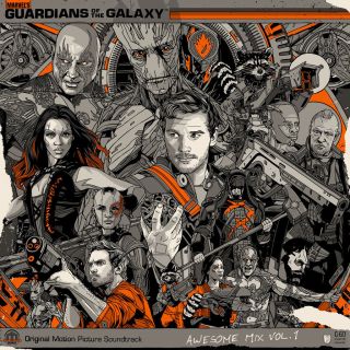 Tyler Stout - Guardians Of The Galaxy Ost Lp - Drax Handbill - Mondo