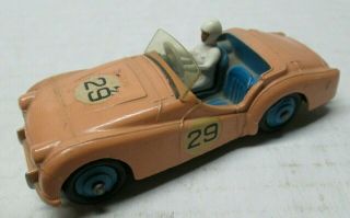 Vintage Dinky Toys 111 Triumph Tr2 Race Car Nm