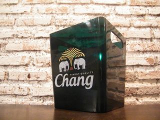 Chang Beer Thailand 1 Liter Acrylic Ice Bucket Cooler Bar Drinks Collectibles