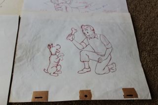 Herge ' s The Adventures of Tintin Animated Model sheets Storyboard Sketch Art 334 3