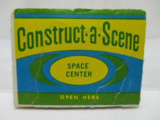 3 Vintage Cracker Jack Prize 1970 Construct - A - Scene Space Center - Rare Opened