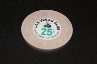 Rare Las Vegas Club 25 Cent Casino Chip Las Vegas Rated K Bv $60 - $74