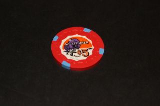 Rare Westerner $5 Casino Chip Las Vegas Rated H