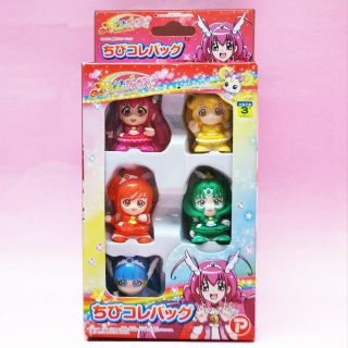 Precure Finger Puppet Doll 5figures Box Set Mib Chibi Colle Bag Japan Maruka