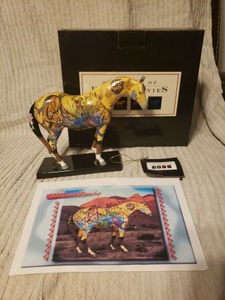 Trail Of Painted Ponies " Wilderness Roundup " 1588 Mitzie Bower Signed 1e/3,  447