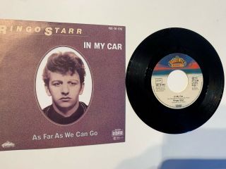 Beatles Import Single " In My Car " - Ringo Starr - Germany