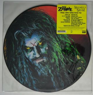 Rob Zombie Hellbilly Deluxe Geffen Lp Nm Picture Disc 1998 White Zombie
