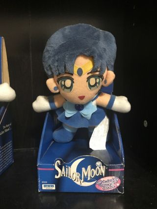 1998 Irwin Sailor Moon Plush Dolls Mars Mercury Jupiter Luna 6