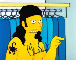 Chad Smith Signed 8x10 Photo The Simpsons Red Hot Chili Peppers Autograph