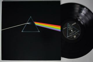 Pink Floyd Dark Side Of The Moon Harvest Lp Nm Complete W/posters & Stickers
