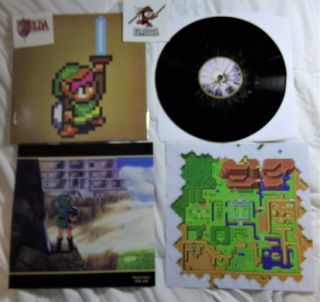 Legend Of Zelda Link To The Past Soundtrack Vinyl Lp Record Black Gold Variant