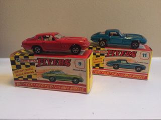 Set Of 2 Lone Star Flyers,  9 Maserati Mistral And 11 Gran Turismo Coupe In Boxes