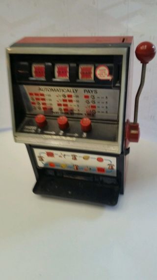Vintage 1974 Waco Toy Slot Machine.  Japan