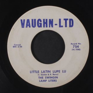 SWINGIN ' LAMP LITERS: Get Away / Little Latin Lupe Lu 45 (light marks only,  pla 2