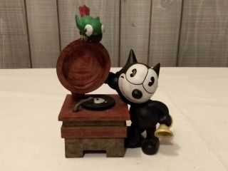 Really Neat Felix The Cat Hard Resin Picture Frame Record Player Victrola Minah