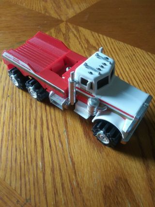 Stomper Vintage Toy Truck Red White Gold Chrome 24 Hr Heavy Towing Service