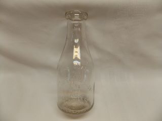 Vintage Quart Milk Bottle.  Mann 