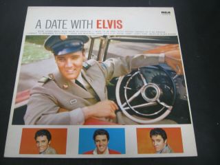 Vinyl Record Album Elvis Presley A Date With Elvis (166) 12