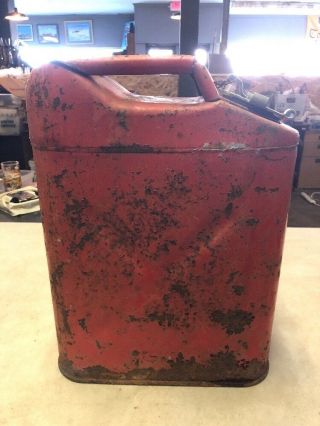 Vintage 5 Gallon US Military Gas Can 5