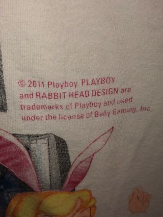 2011 Bally Industries Gaming Playboy Shirt Size Large - B8 3