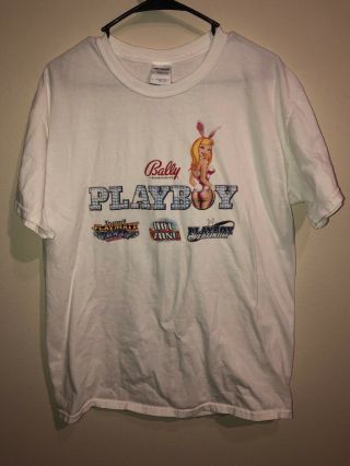 2011 Bally Industries Gaming Playboy Shirt Size Large - B8 4